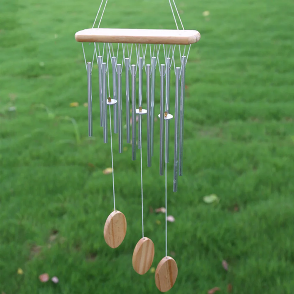 Metal Wind Chime Wind Chime Pendant Wind Charm Hanging Decorations Tubes Wind Bells for Home Window Decor