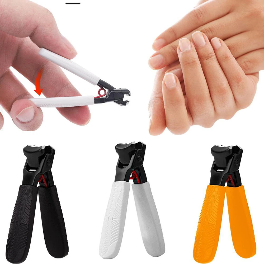 Stainless Steel Thick Nail Scissors Prevent Splashing Professional Sharp Nail Plier Pedicure Tools 1/2/5/10PCS Toe Nails Cutter
