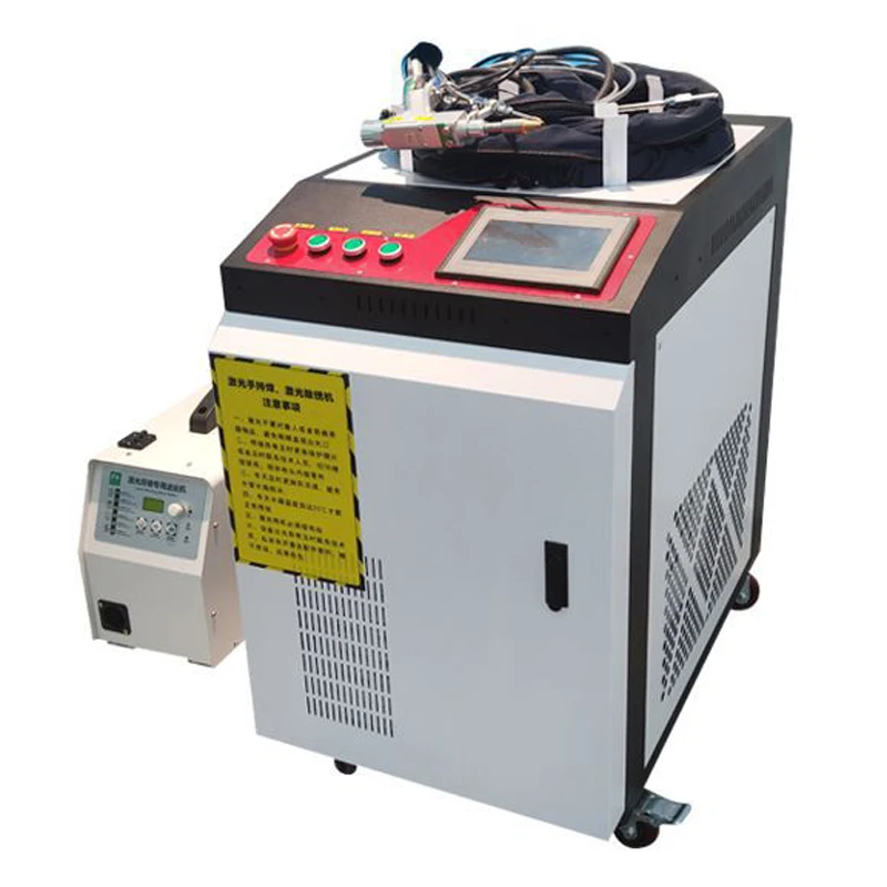 휴대용 휴대용 레이저 용접기, 절단 레이저 녹 제거 장비, 금속 및 강철, 220V, 1500W