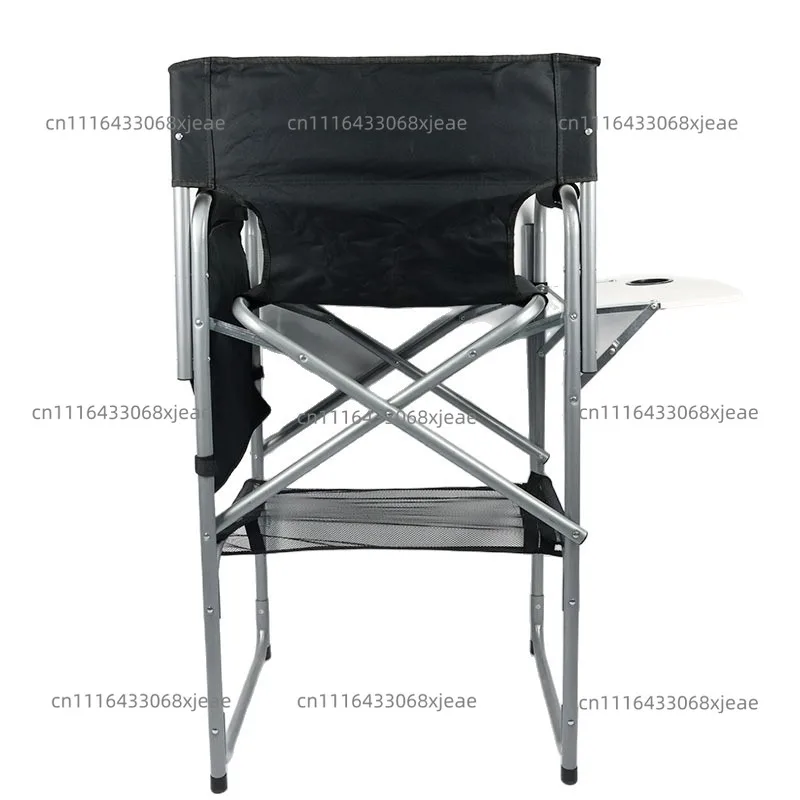 Folding Portable Upgraded Director Makeup Artist Chair Metal Aluminum  Furniture Beach