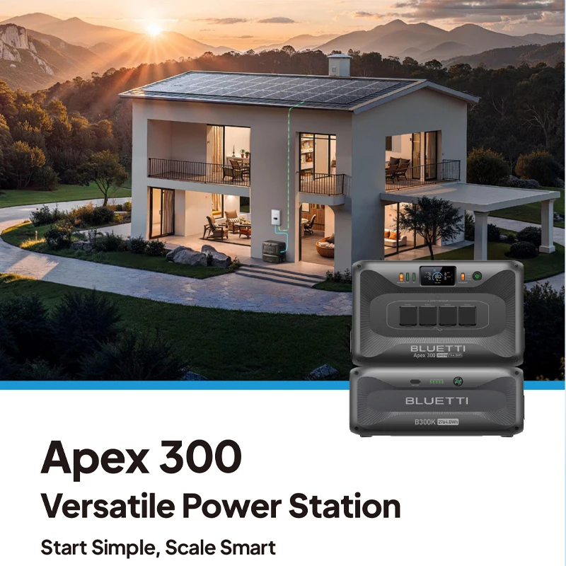 Bluetti Multi-Functional Outdoors Camping Battery Expansion Parallel Connection Pv Charge Portable Power Station 3Kw