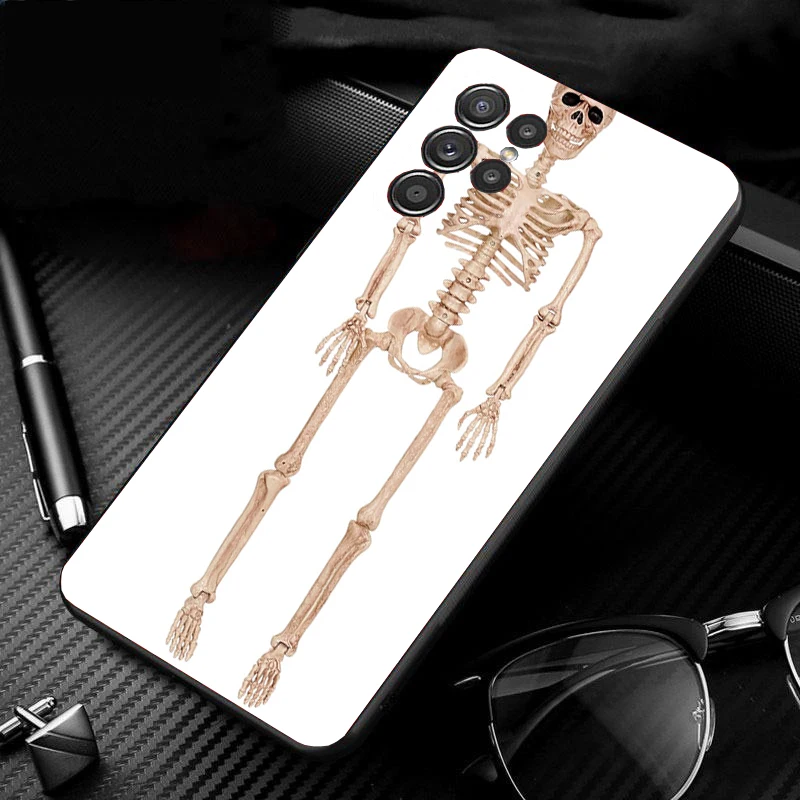 

Skeleton Art Phone Case For Samsung Galaxy S26 Plus Edge S25 S24 S23 S22 Ultra S23 S22 S25 Plus S24 FE