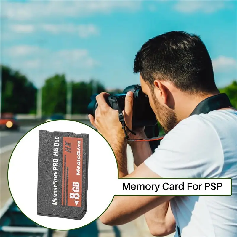 8GB Memory Stick MS Pro Duo Flash Card For Cybershot Camera