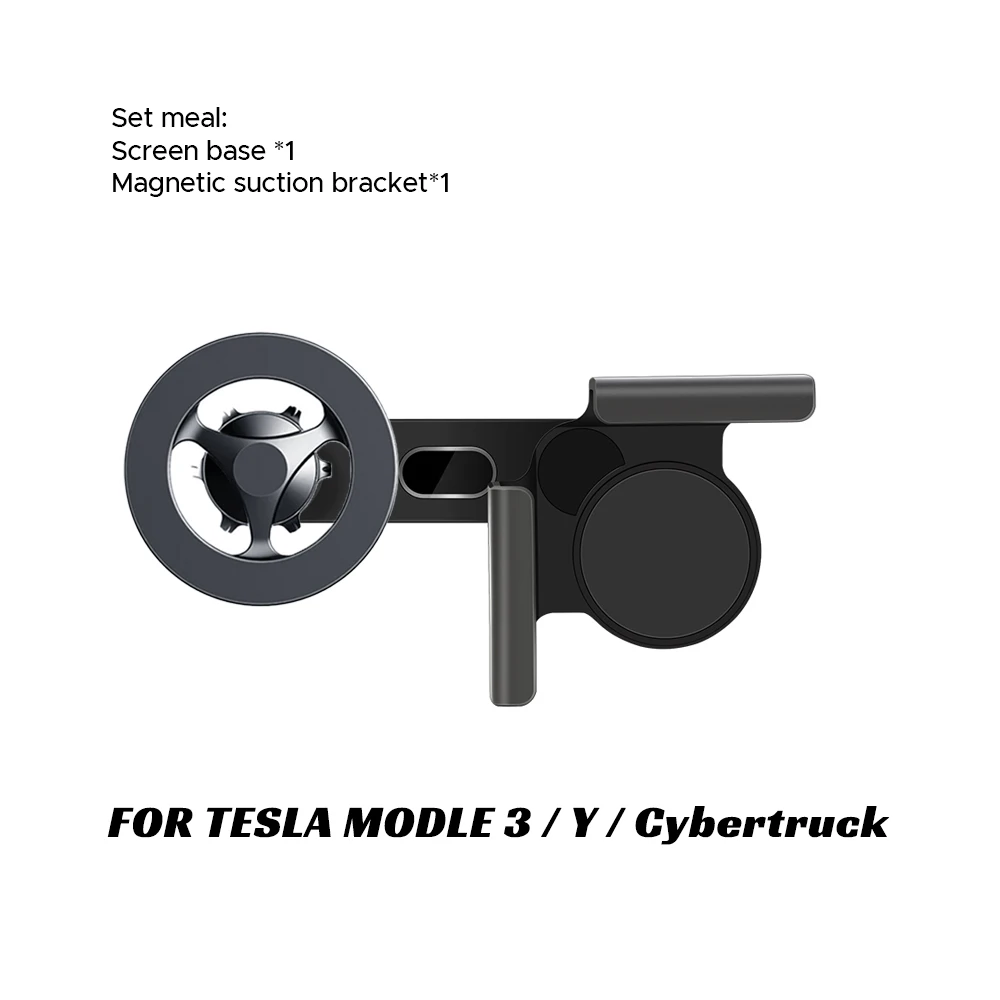 Auto telefoonhouder 15W compatibel met MagSafe magnetische draadloze oplader voor Tesla Model Y lancering 2026 Model 3 HIGHLAND BYD