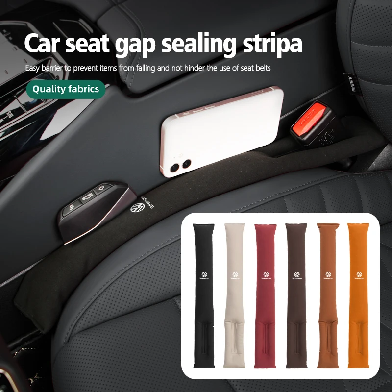 

Cup Holders Car Seat Gap Plug Filler Cotton Rod Seam Protection Gap Strip For Volkswagen VW Scirocco Passat Polo B5 B6 B7 CC Tig