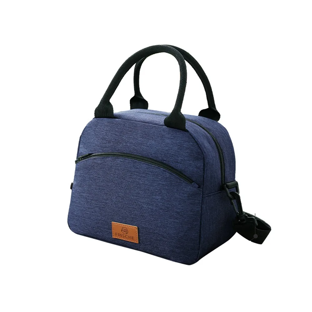 

Crossbody Tote Leakproof Lunch Bag Waterproof Oilproof Thermal Lunch Box Handle Shoulder Strap Insulated Bag Picnic