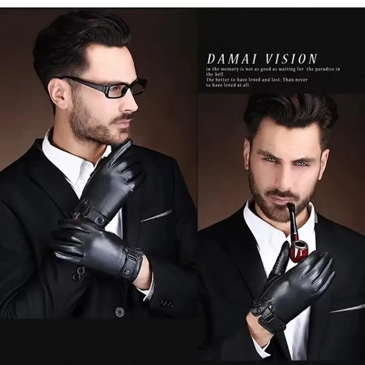 الرجال قفازات الشتاء السود القفازات الدفء شاشة تعمل باللمس يندبروف القيادة Guantes الذكور الخريف الشتاء بولي قفازات قفازات جلدية الأعمال