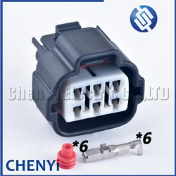 Black 6 Pin female Automobile waterproof connector Accelerator pedal plug 6188-0175 6189-0323 90980-11193 for Toyota