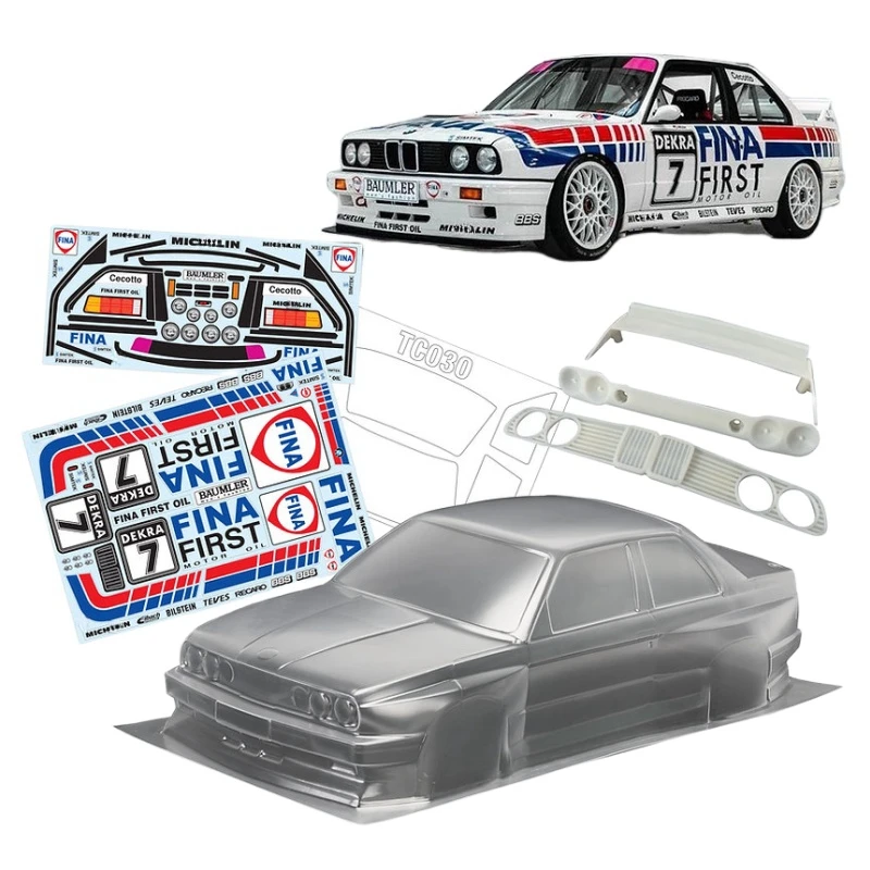 

1/10 BMWW E30 Clear Body shell 190mm for 255-260mm Wheelbase On Road car Tamiya tt02 tt01 kyosho hsp mst 3racing lc racing hpi