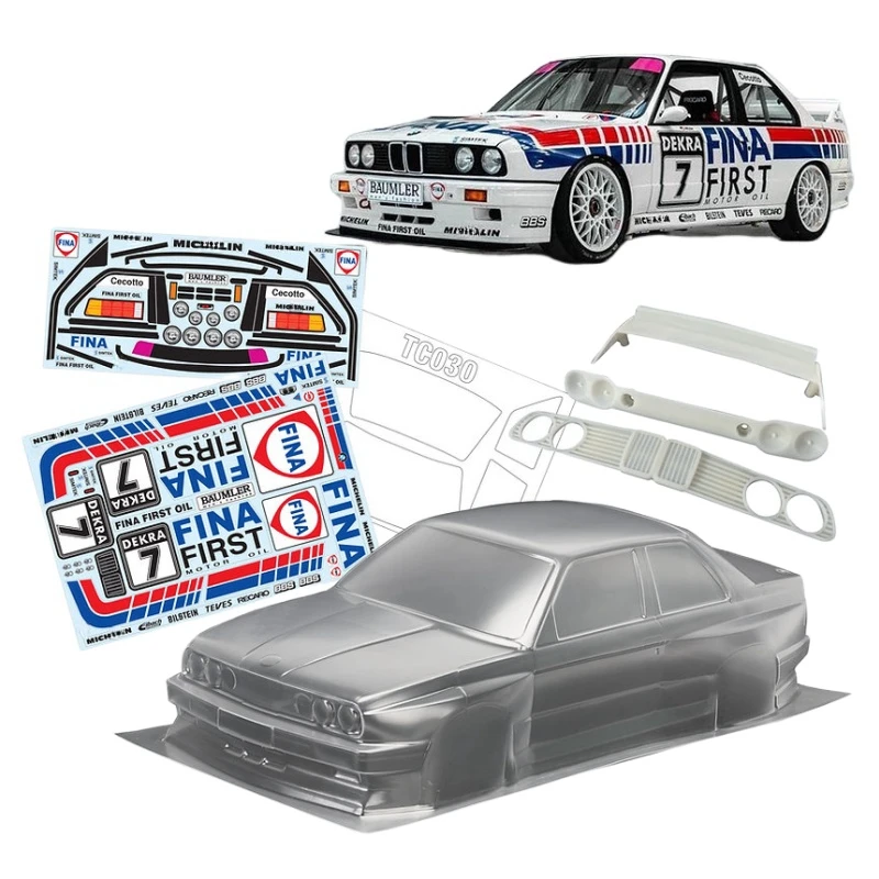 1/10 BMWW E30 Clear Body shell 190mm for 255-260mm Wheelbase On Road car Tamiya tt02 tt01 kyosho hsp mst 3racing lc racing hpi