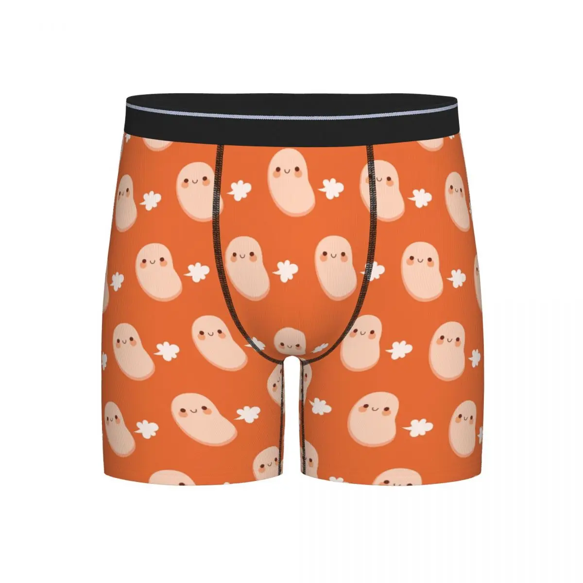 

Long Boxer Underpants Shorts Baked Beans Farting Panties Male Soft Underwear for Homme Man Boyfriend Gifts