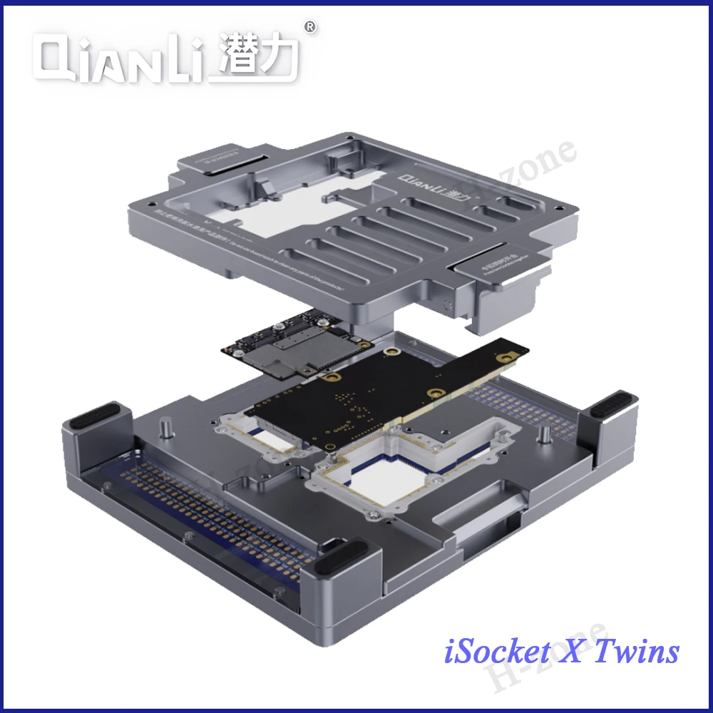 

Qianli Double Side Testing Fixture Phone X Motherboard Layered Separation Diagnostic Test Repairing Tool iSocket X Twins