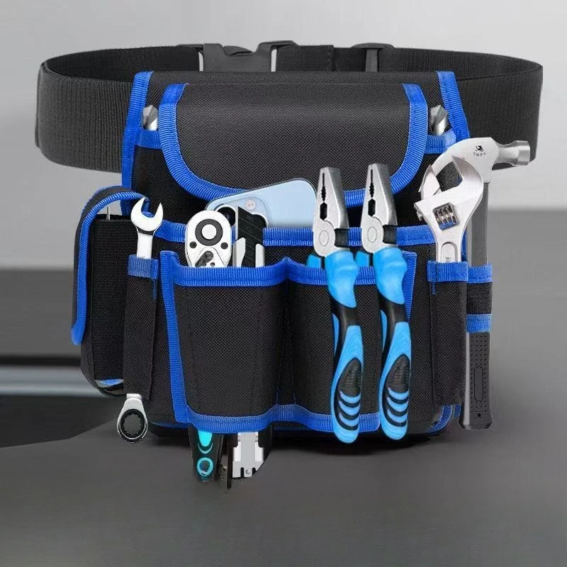 

Oxford Cloth Tool Bags Multifunctional Waist Bag Hardware Woodworking Electricians Maintenance Durable Polyester Fabric Toolkit