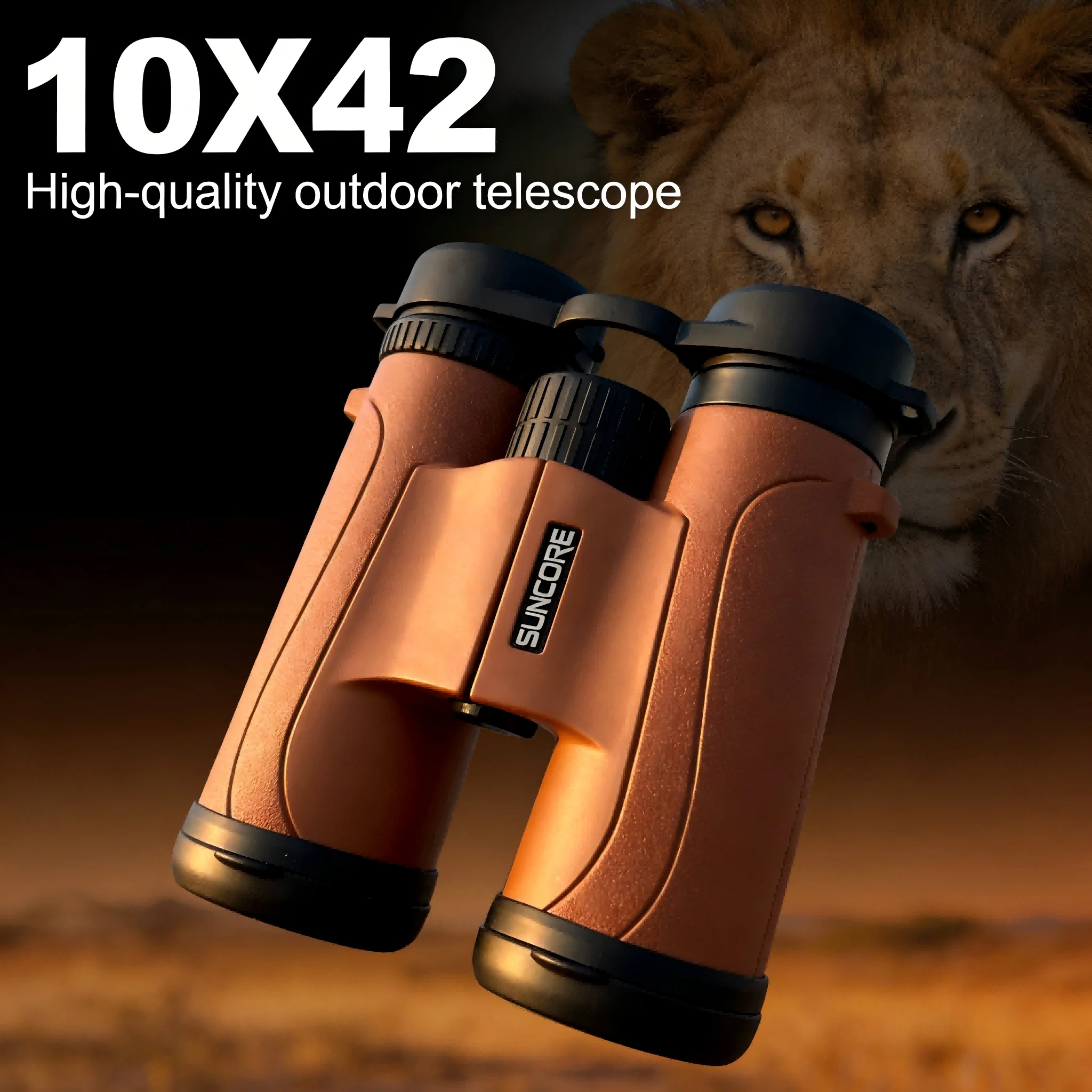 

SUNCORE HD 10x42 Binoculars - Expansive Wide FOV & Crystal Clear FMC Optics | Discover Sharp Details for Birding, Hiking