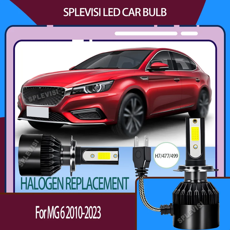 

2x 12v Auto led Headlight Hi Lo Beam Consistent Performance For MG 6 2010 2011 2012 2013 2014 2015 2016 2017 2018 2019 2020-2023