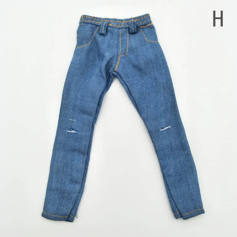 High Quality 1/6 Doll Clothes Jeans Pants For Ken Doll Trousers For Barbie\'s Boyfriend Ken Prince Male Doll Casual Wear