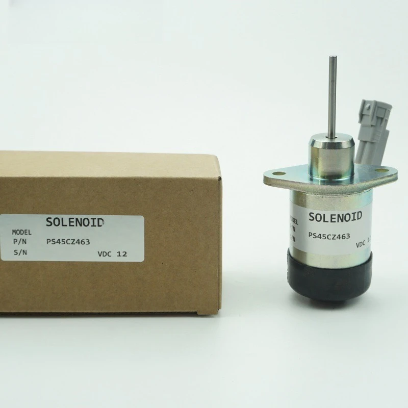 

12V Flameout Solenoid Valve PS45CZ463 PS45CZ250 Flameout Switch Excavator Accessories