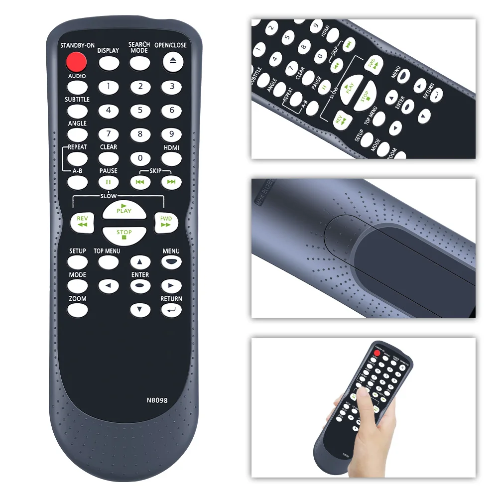 جهاز التحكم عن بعد NB098 NB098UD لمشغل أقراص مضغوطة DVD Magnavox MDV3000/F7 MDV3000