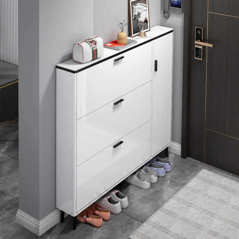 Vertical Entrance Hall Shoe Cabinet Space Saving Wooden Organizer Storage Shoe Shelf Designer Nordic Muebles Home Furniture