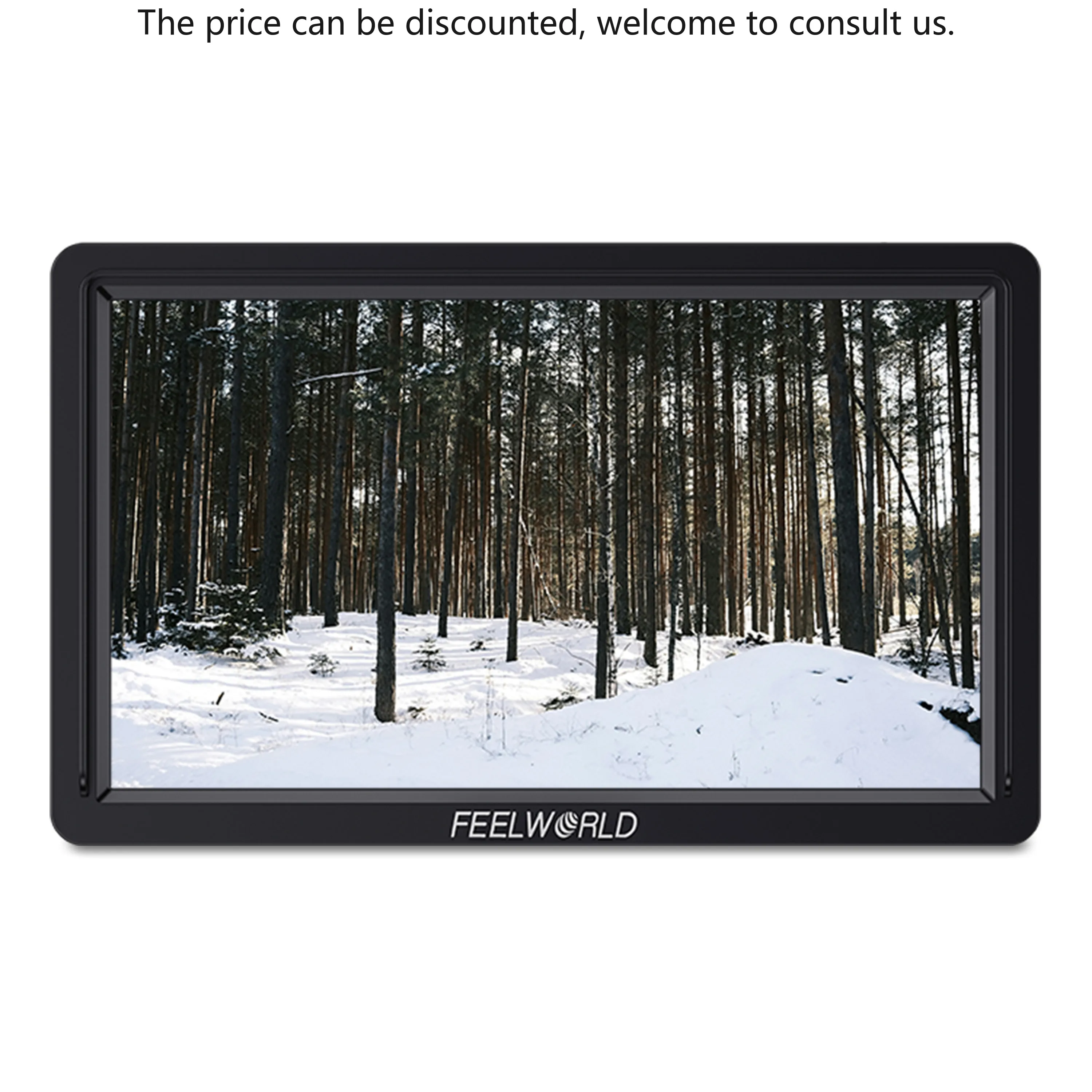 

FEELWORLD FW568S 6Inch On Camera Monitor With F970 External Power And Install Kit 3G-SDI 4K HDMI Input Output Dslr Field Monitor