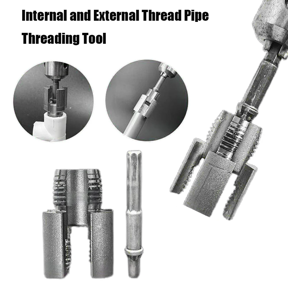 

4/6 Points Pvc Pipe Threader Kit Internal/External Thread Fast Thread Tap PPR Water Pipe Opener Tap Waterpipe Tapping Tool