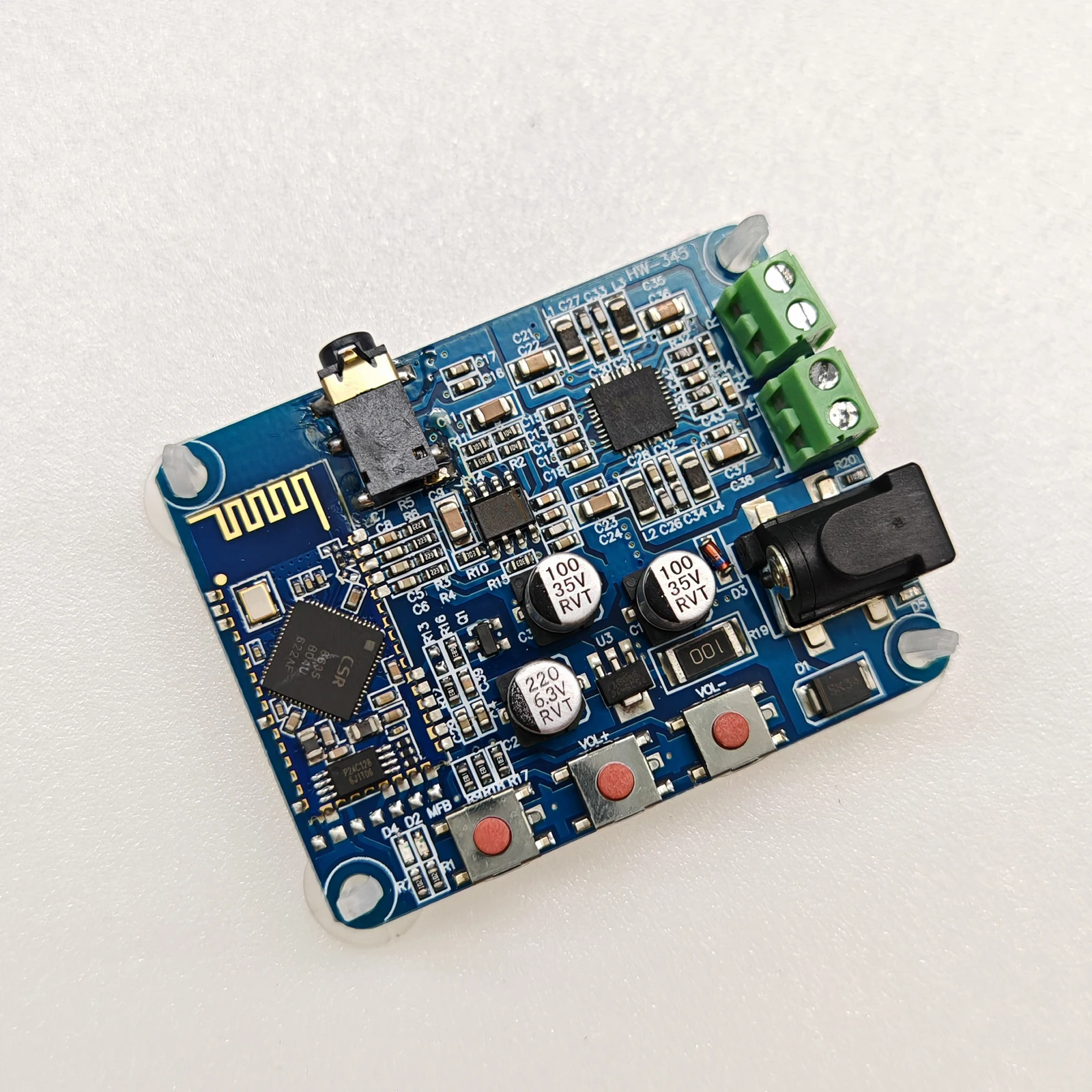 Bluetooth speaker amplifier board, PAM8610 Bluetooth digital amplifier, wireless receiving amplifier