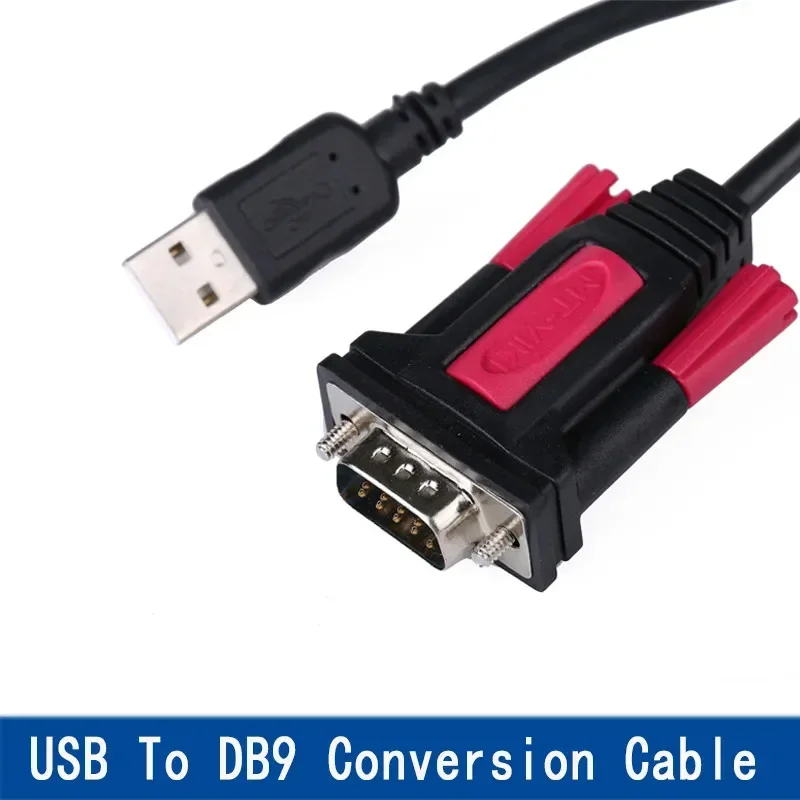 USB To RS232 serial cable USB to DB9 conversion line 1.5M support attendance cash register POS machine MT-3001