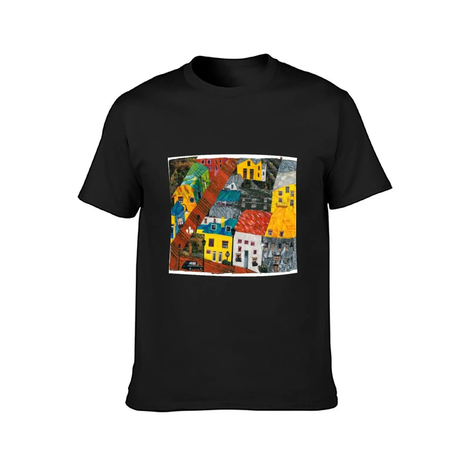 Reykjavik Rooftops T-Shirt vintage clothes oversized blanks mens t shirts casual stylish