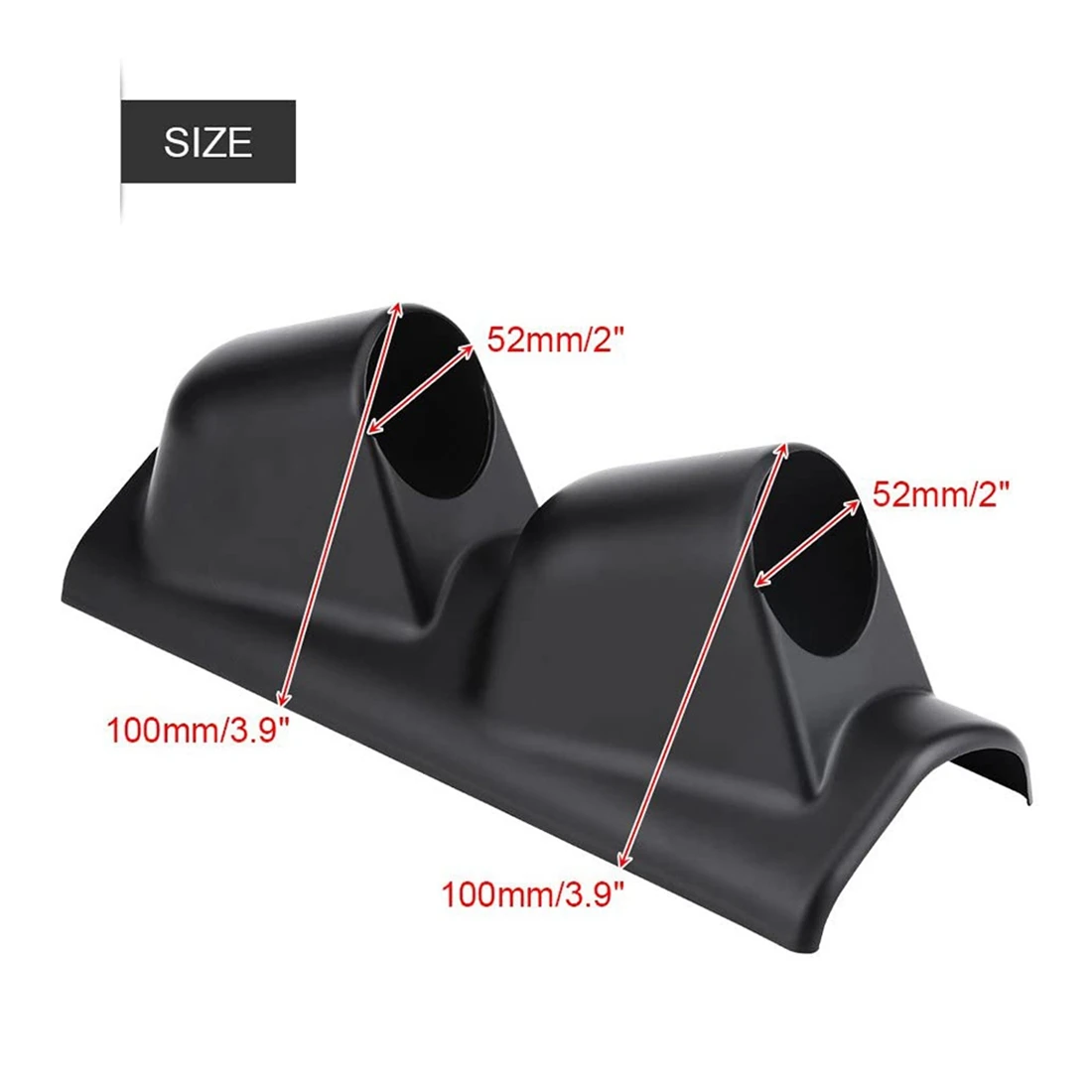 

Универсальный 52 мм 2-дюймовый измерительный прибор, держатель на стойку, крышка кронштейна для автомобиля, лодки, мотоцикла (двойные отверстия)-ABQA