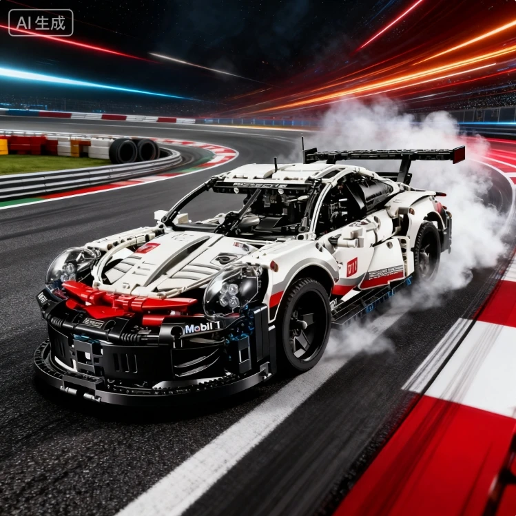 1580PCS Remote Control Car Building Set 1:10 Technical Sport Racing Car Building with Motor and Kit Toy Adult Gift Christmas