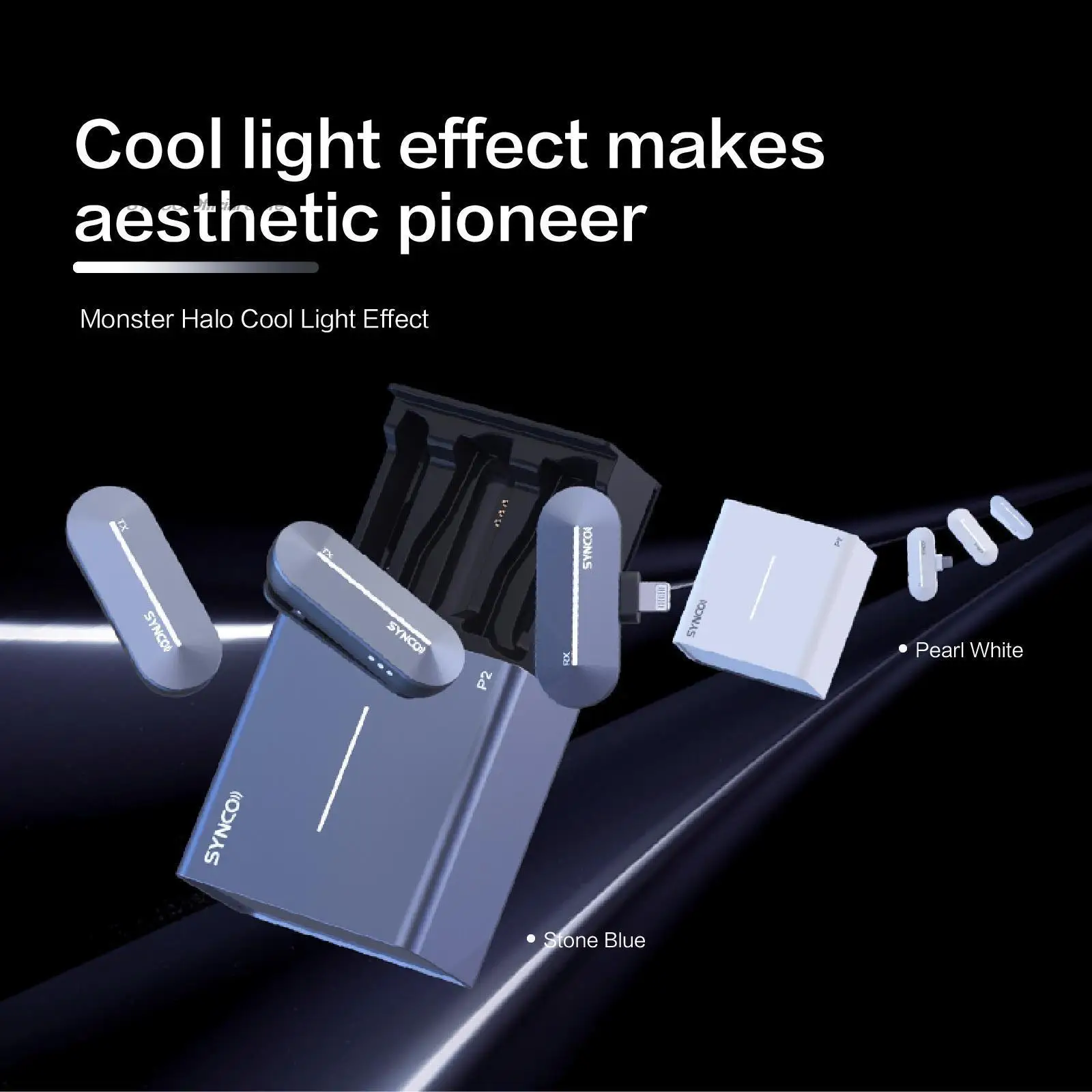 Беспроводной микрофон SYNCO P2SL,P2ST для смартфона, микрофон для караоке, аудио-и видеосъемки, профессиональная портативная камера с отворотом