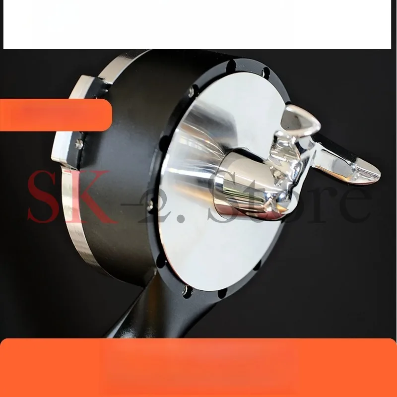 V2 Bottomless Flat Coffee Machine Handle Deformable Horn, Ingot Double Mouth