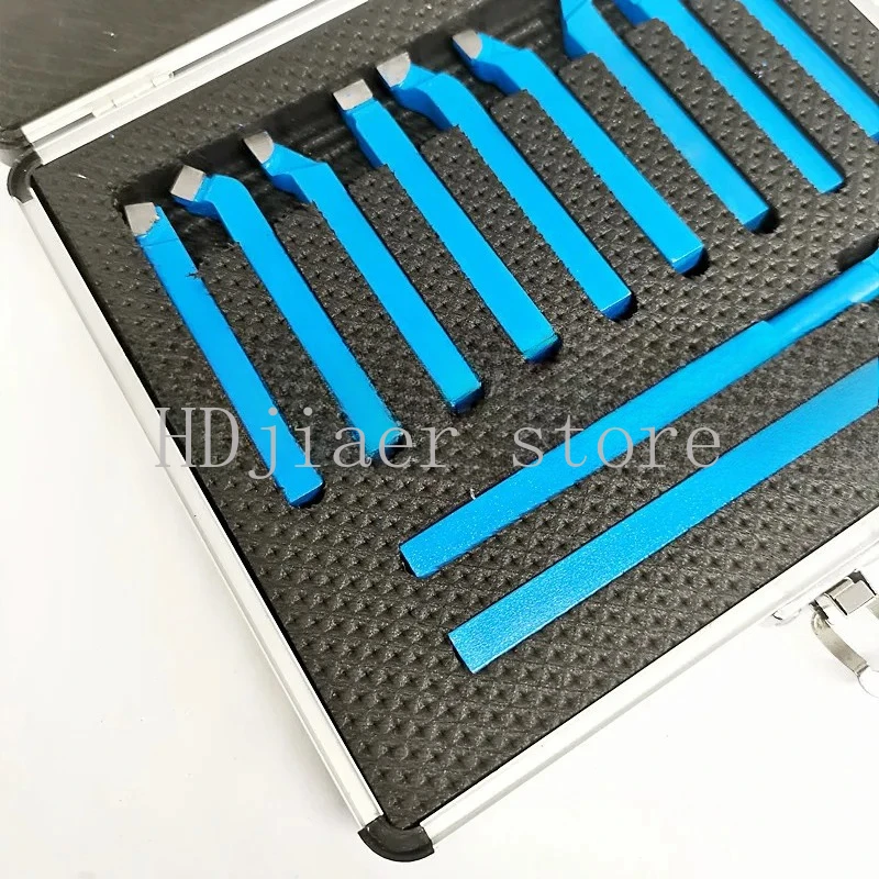 

11PCS Metal Lathe Turning Tool Kit – Industrial-Grade Carbide Brazed Tipped Cutters with Tool Rods for CNC & Manual Lathes