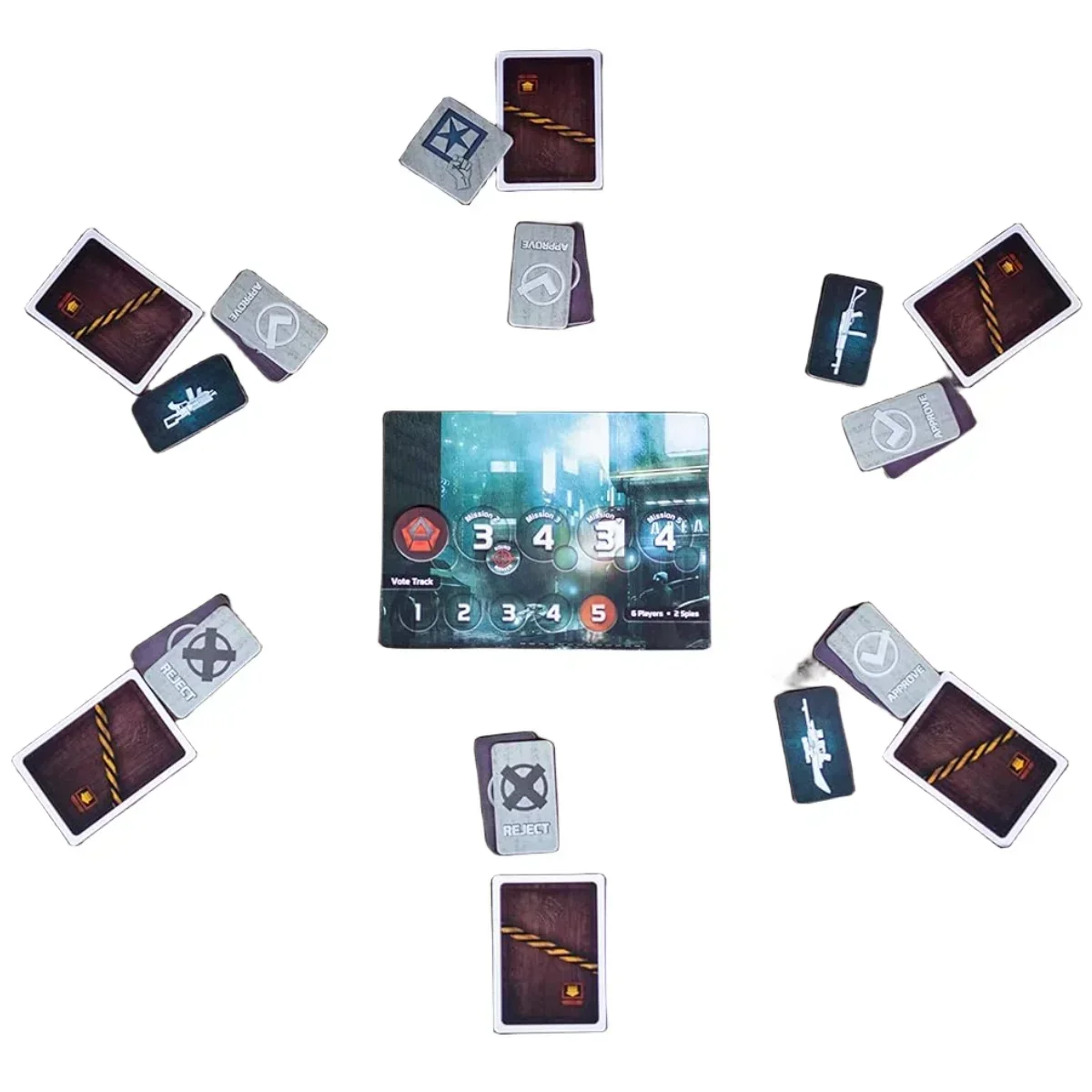 Gioco da tavolo The Resistance Avalon Coup Quest Full English Festa in famiglia Strategia interattiva Gioco di società Giocattoli per bambini