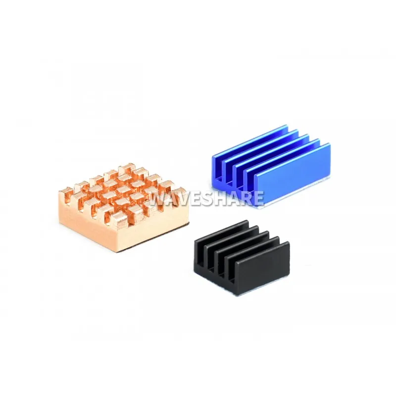 10pcs/lots Waveshare PI4-HEATSINK-SET,Colorful Heat Sink Set for Raspberry Pi 4B/3B+