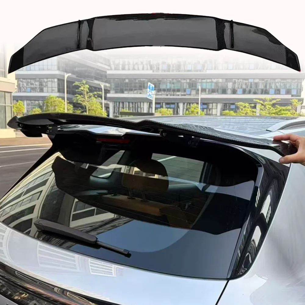 

Suitable for the Proton Geely Galaxy 7 starshEM-i V-shaped carbon fiber rear spoiler, top wing, luggage wing, and tail wing