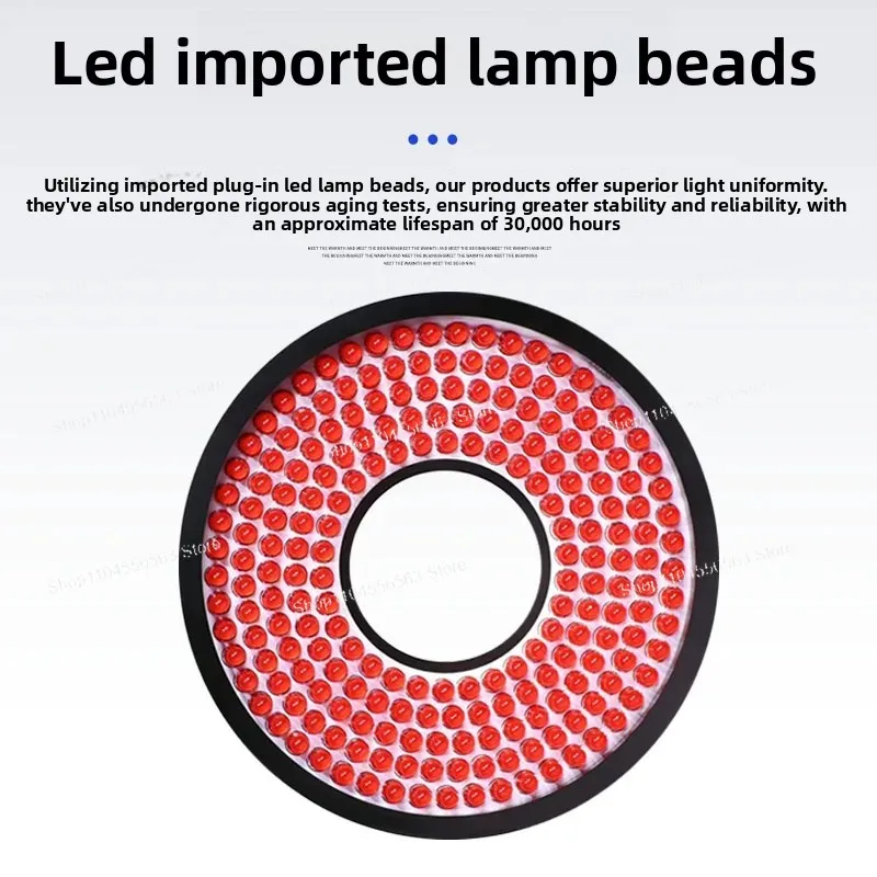 CCD Industrial Camera 90-Degree Direct Ring Light Source Machine Vision Inspection Special Light