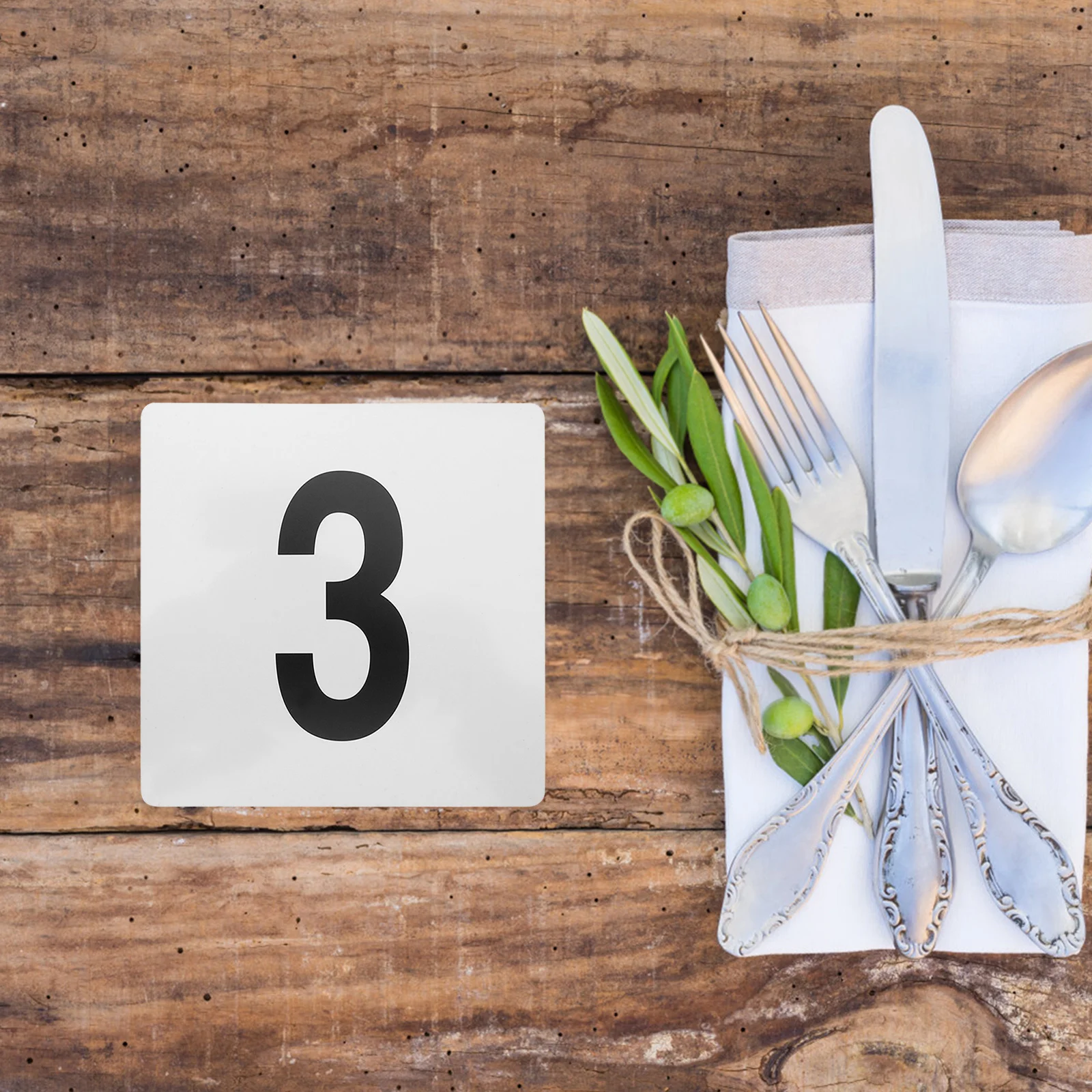 

1Set 1-50 Number Cards Thin Lightweight Plastic Table Numbers for Weddings Restaurants Gymnasiums Number Cards