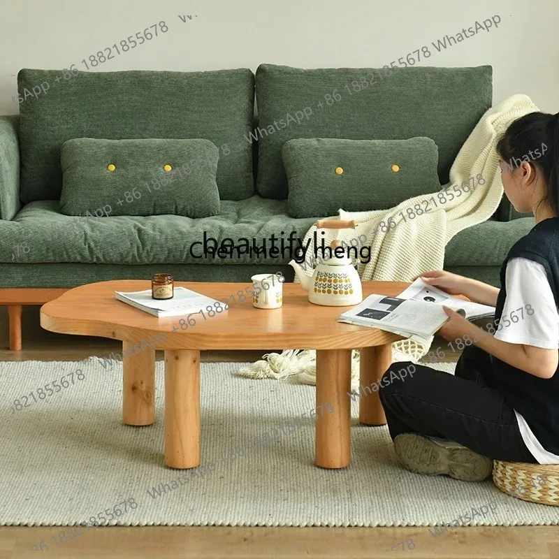 LHY26 ss zq Small Apartment Home Living Room Sofa Side Table Nordic and Japanese Style Low Table Cloud Tea Table