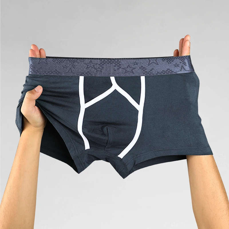 Bullet spermatic cord separation underwear men's vein scrotum pouch four corners underpants curved sexy boxers