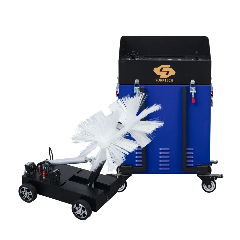 Electric new carbon steel pipe cleaning robot with inspection camera 3600W air pipe cleaning machine,