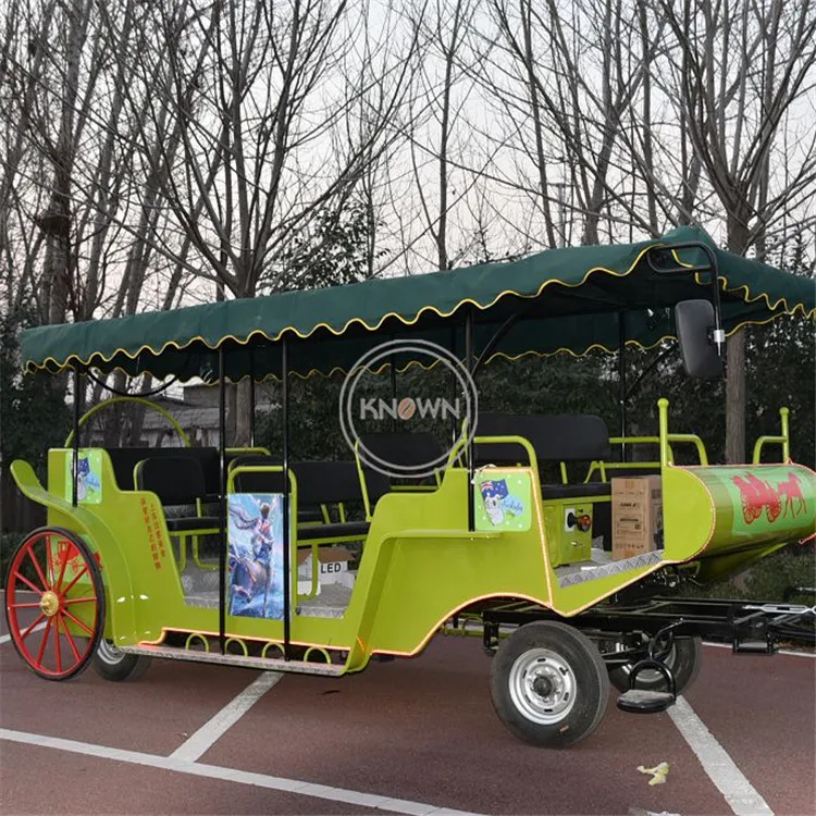 Tourist Carriage Electric Type Horse Carriage For Snic View Bus Ten Person Can Seat Customized Acpt For Whole Sale