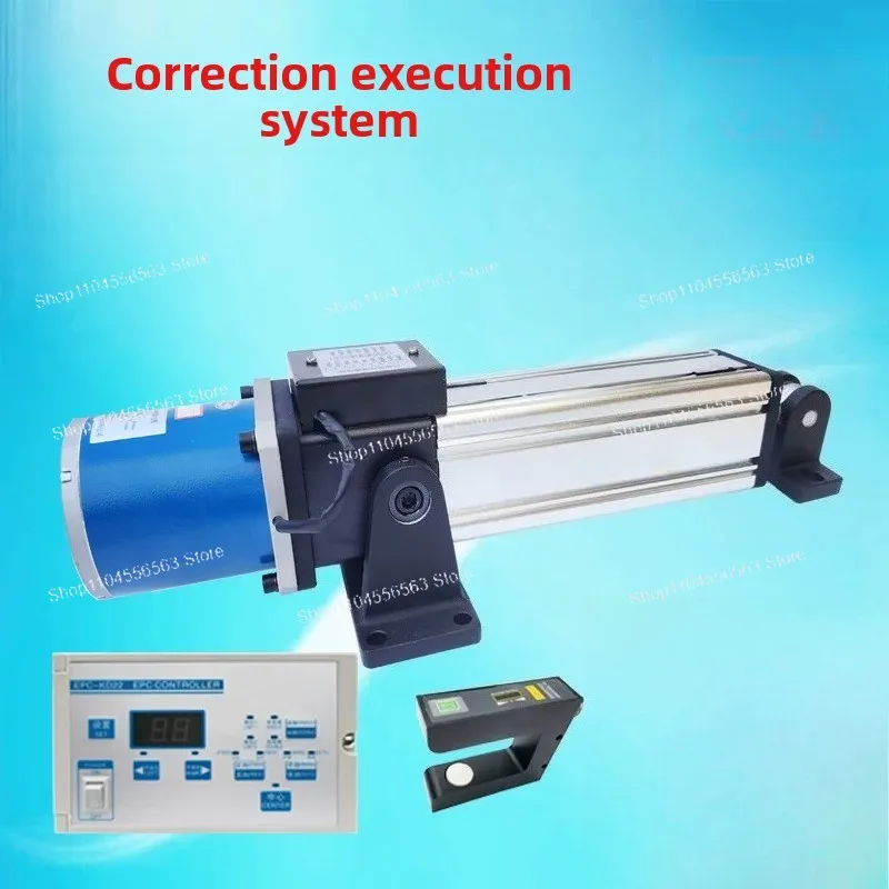 Ultrasonic Web Guiding Controller with Synchronous Drive Sensor & Actuator for Automatic Edge Control Rewinding Machine