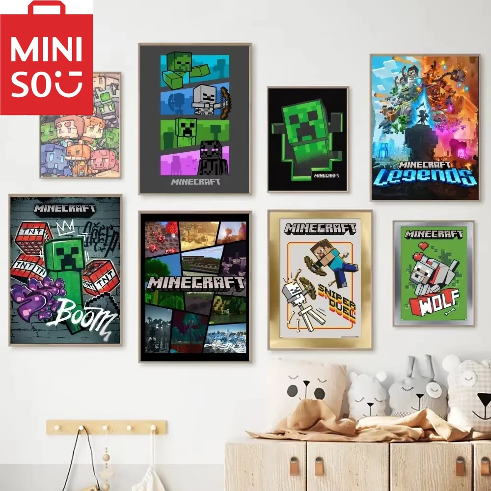 yZ[zMINISO 5D DIY Be[WQ[ Mineccrafts _ChhǃA[gQNuo[Ƃ̑G