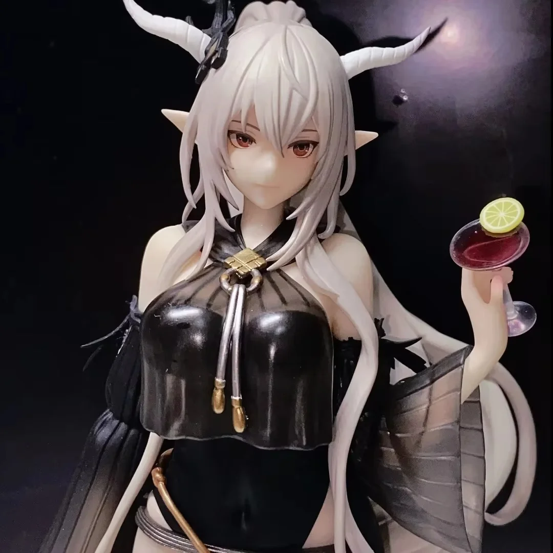 Arknights brilhando verão maiô figura de ação anime colecionável com ornamentos feitos à mão elemento secundário limite brinquedo