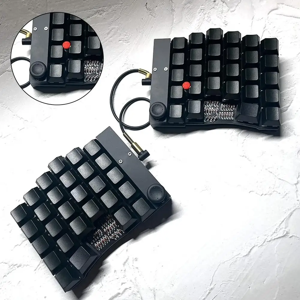 Untuk DIY sedikit merah Dot Keyboard DO52 Keyboard mekanik Geek 40% Split Keyboard ThinkPad Pointer Stick Mouse