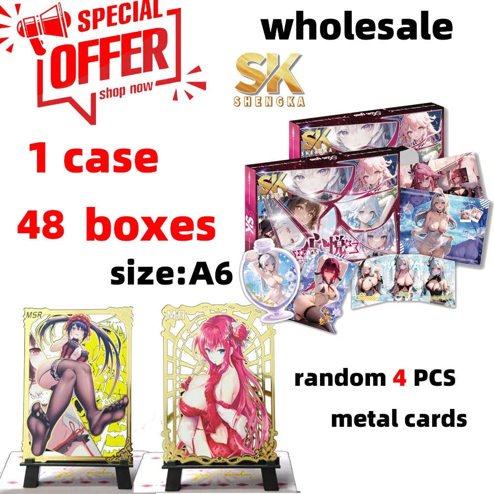 

Shengka Xin Yue A6 Card Case Wholesale Sexy Aldult Sister Card Sexy NudeSexy Girl Goddess Collection Cards Hot Sale Style Gifts