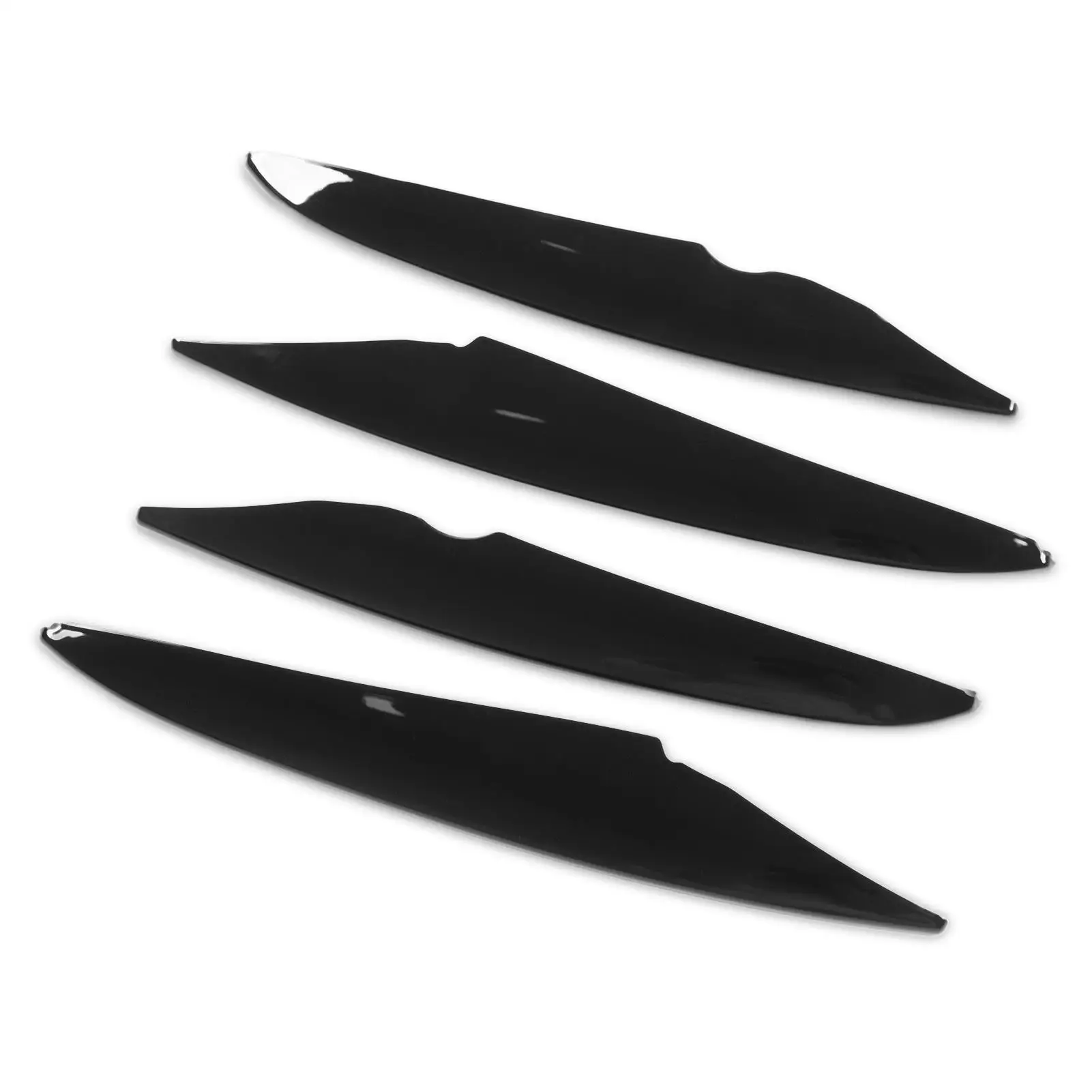 

Front Bumper Fog Light Trim Scratch Resistant Surface Fog Lamp Grille Trim Perfect Match High Hardness for car