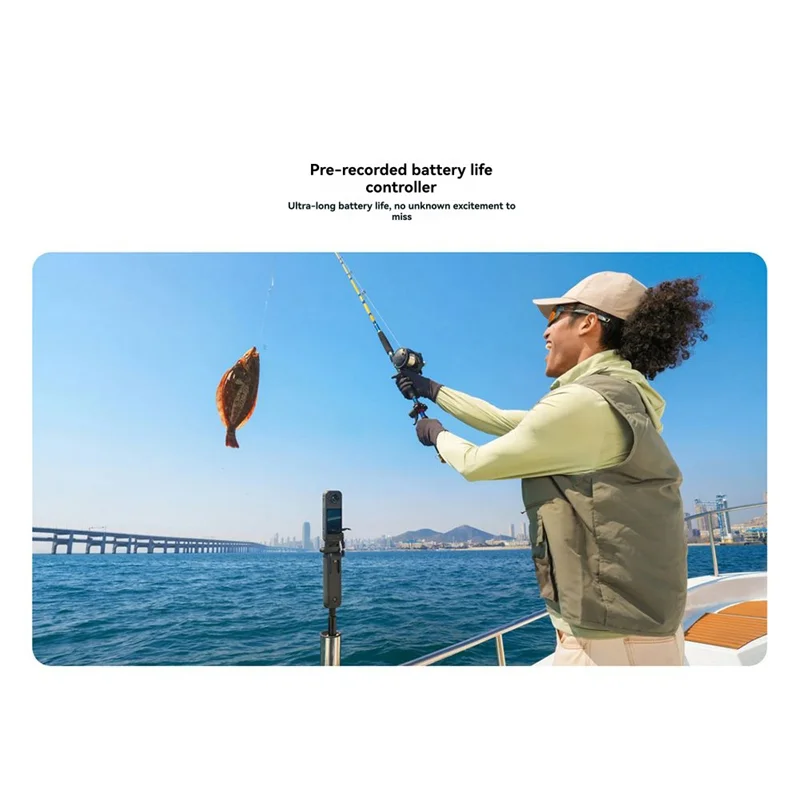 Durable-For Insta360 FOMO Power Handle Pre-Recording For Enhanced Photography And Videography Compact And Portable Design,For In