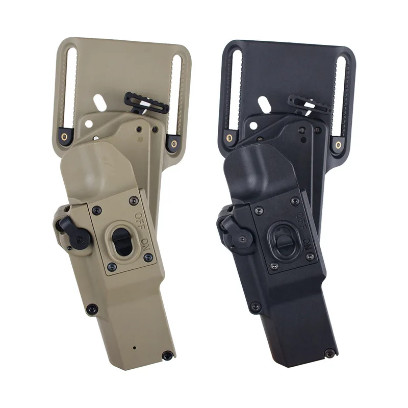 Tactical Flashlight Sleeve Quick Draw Sheath Waist & Leg Carry Holder Outdoor Training Accessory